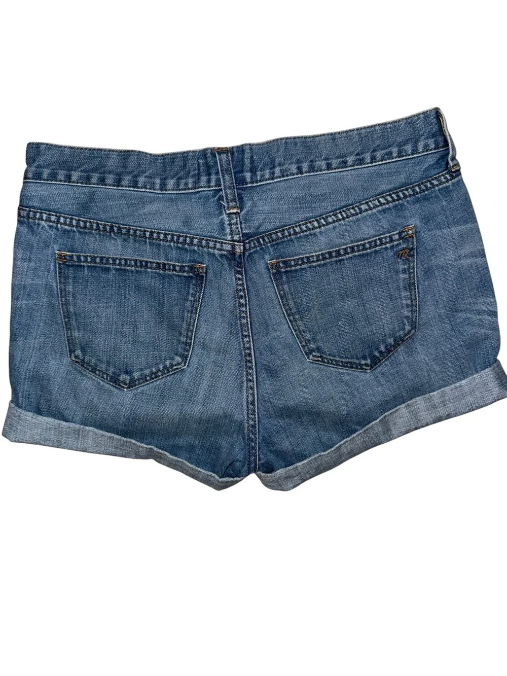 Madewell high-rise denim shorts size 27 great Preloved condition